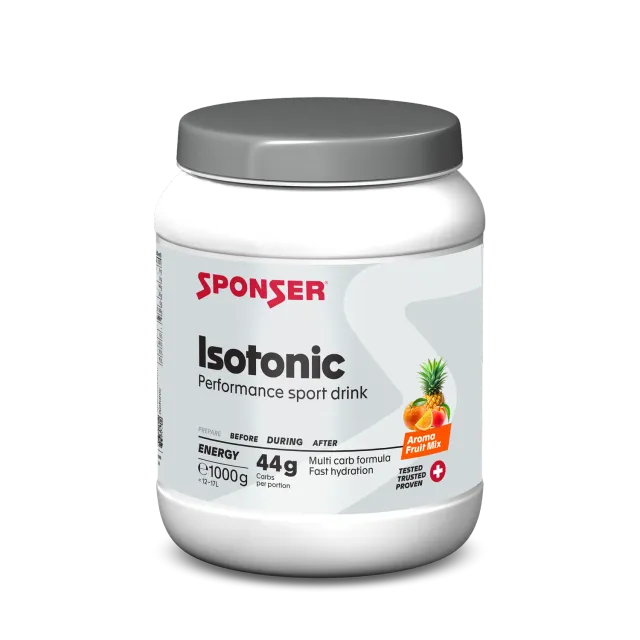 Sponser Isotonic Fruit Mix isotonico barattolo 1000 g elettroliti