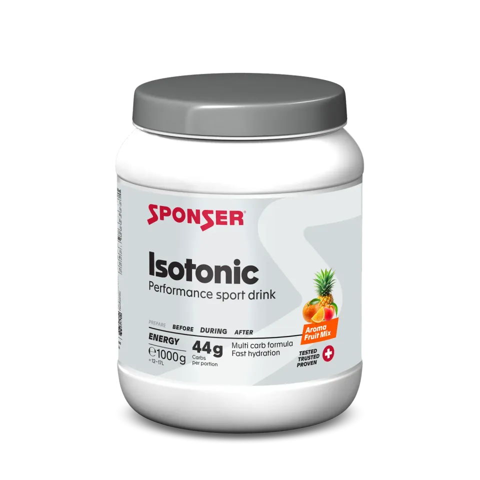 Sponser Isotonic Fruit Mix isotonico barattolo 1000 g elettroliti