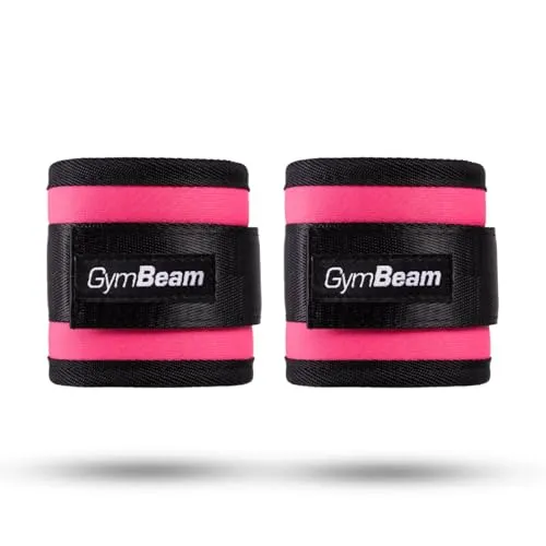GymBeam Cavigliere Pink Cinturino Cavo 2 Pezzi 80 kg