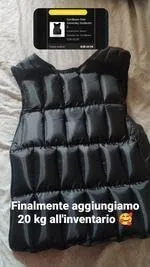 GymBeam Gilet Zavorrato 15 kg giubbotto carico regolabile