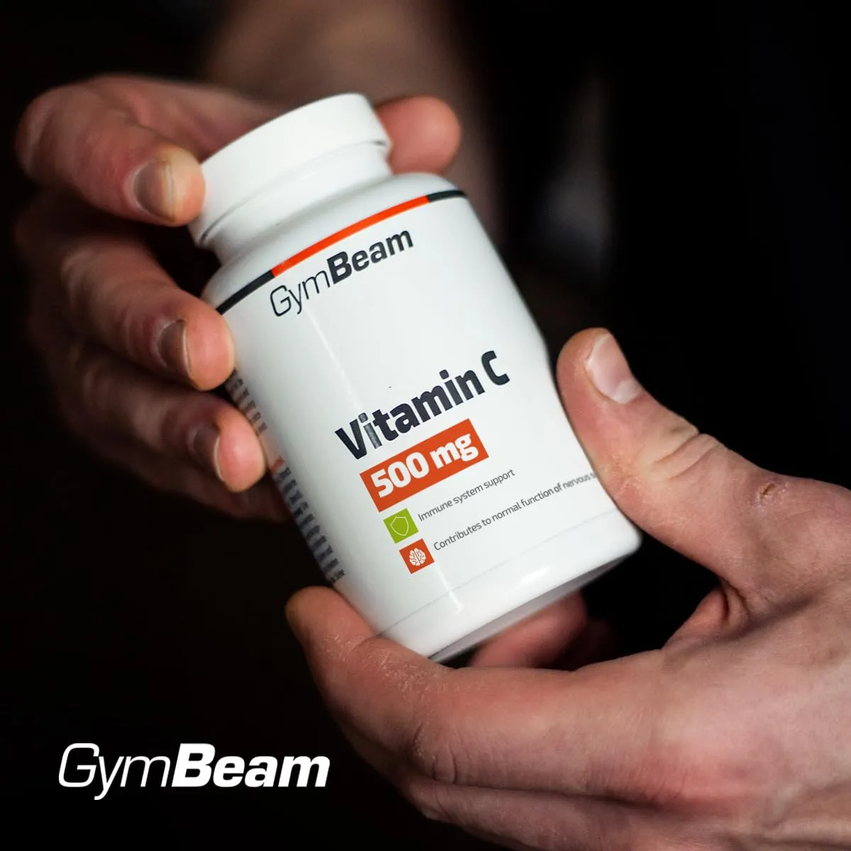 GymBeam Vitamina C 500 mg Capsule Collagene