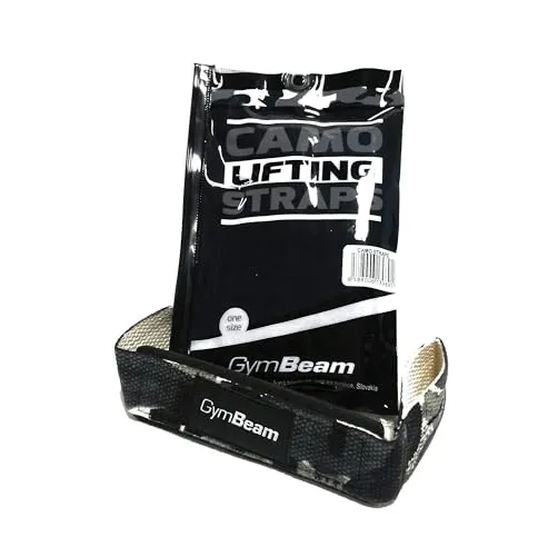 GymBeam Camo straps palestra paio cotone antiscivolo
