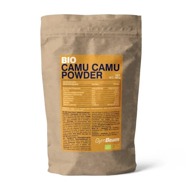 GymBeam Camu Camu BIO polvere 100 g vitamina C
