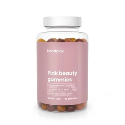 GymBeam Pink Beauty caramelle gommose 60 capsule