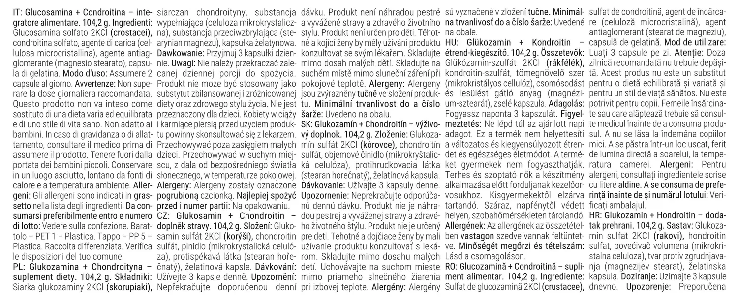 Gym Beam Glucosamina Condroitina capsule articolazioni mobili