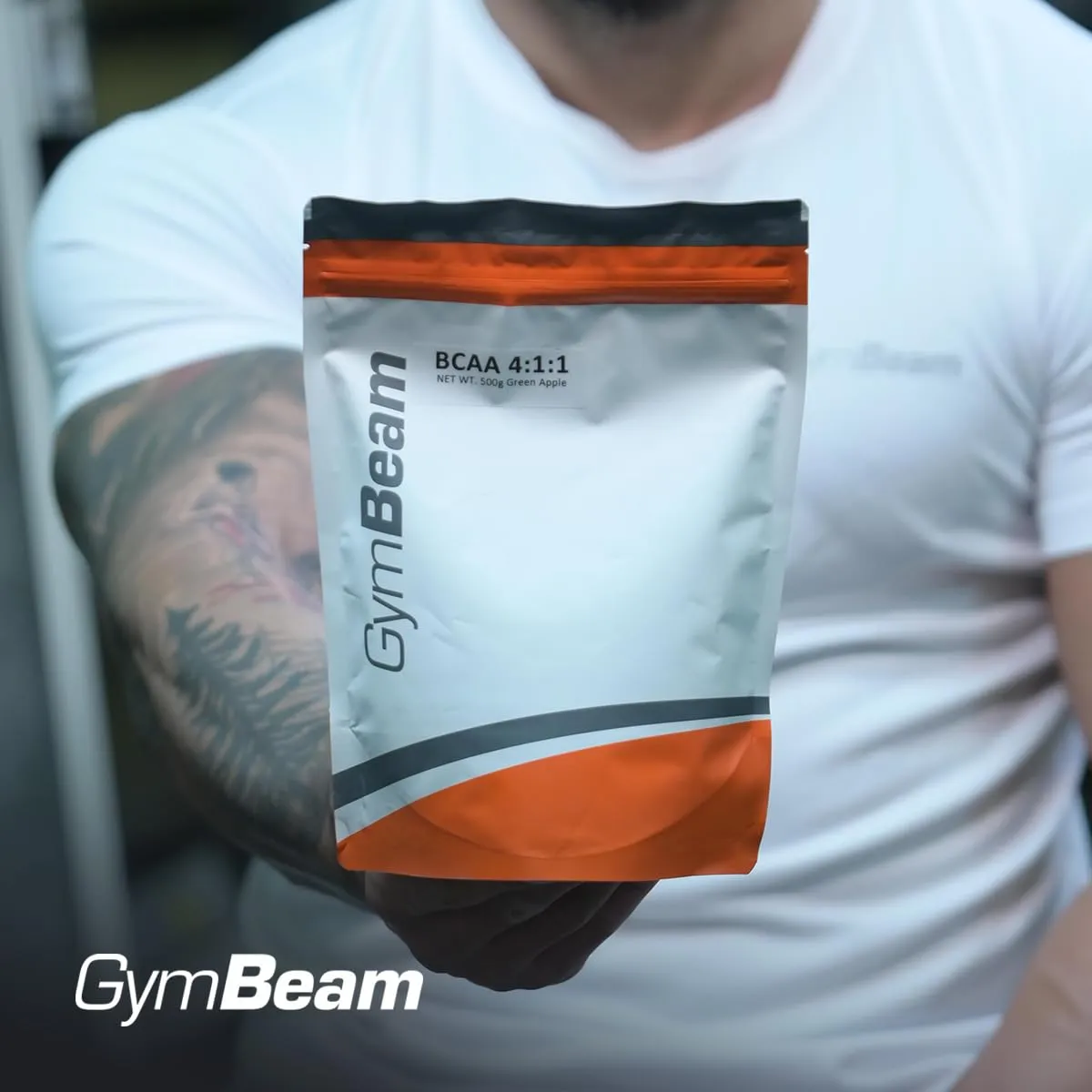 GymBeam BCAA 4:1:1 in polvere kiwi 250 g vegano