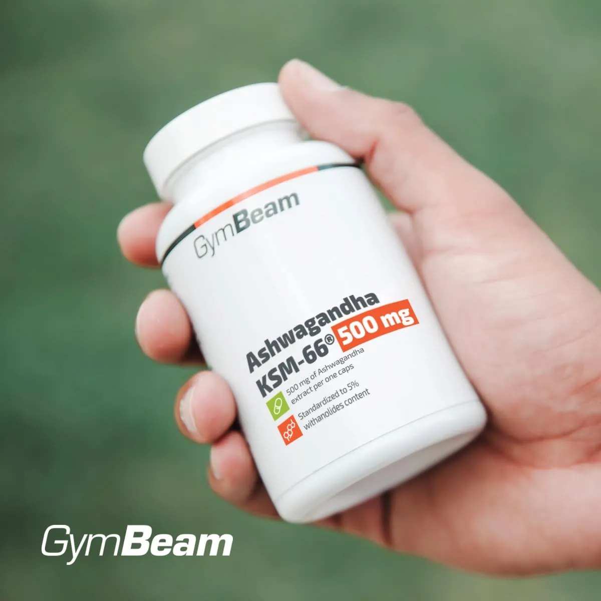 GymBeam Ashwagandha KSM-66 500 mg Capsule Adattogeno