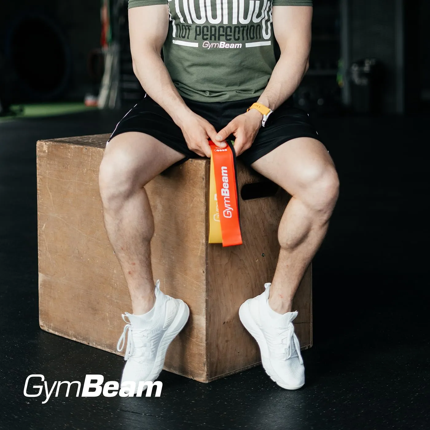 GymBeam Set 5 Fasce Resistenza Elastici Fitness