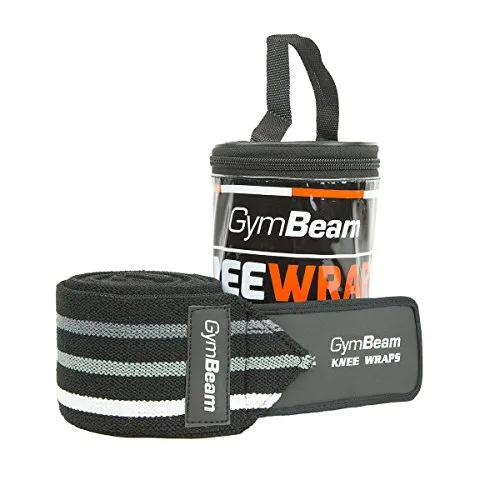 GymBeam Fasce Ginocchio elastiche x2 con velcro