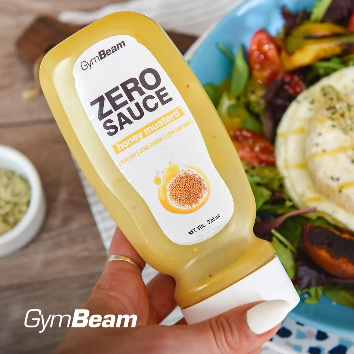 GymBeam SALSA ZERO salsa senape miele 320 ml zero