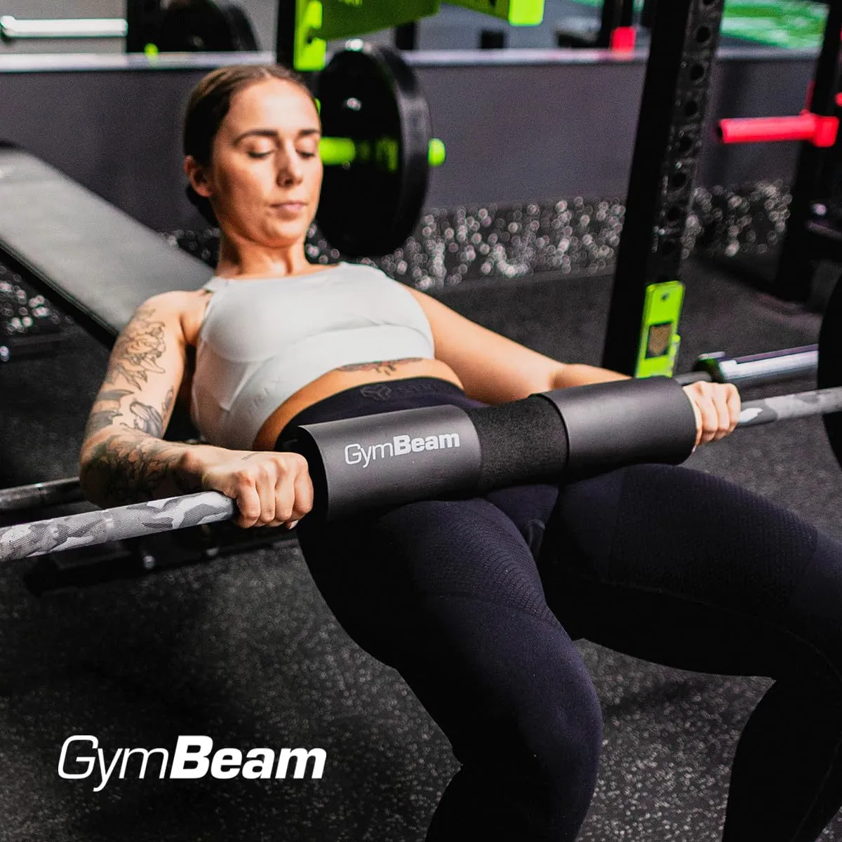 GymBeam Barbell Pad cuscinetto bilanciere gomma nitrilica squat
