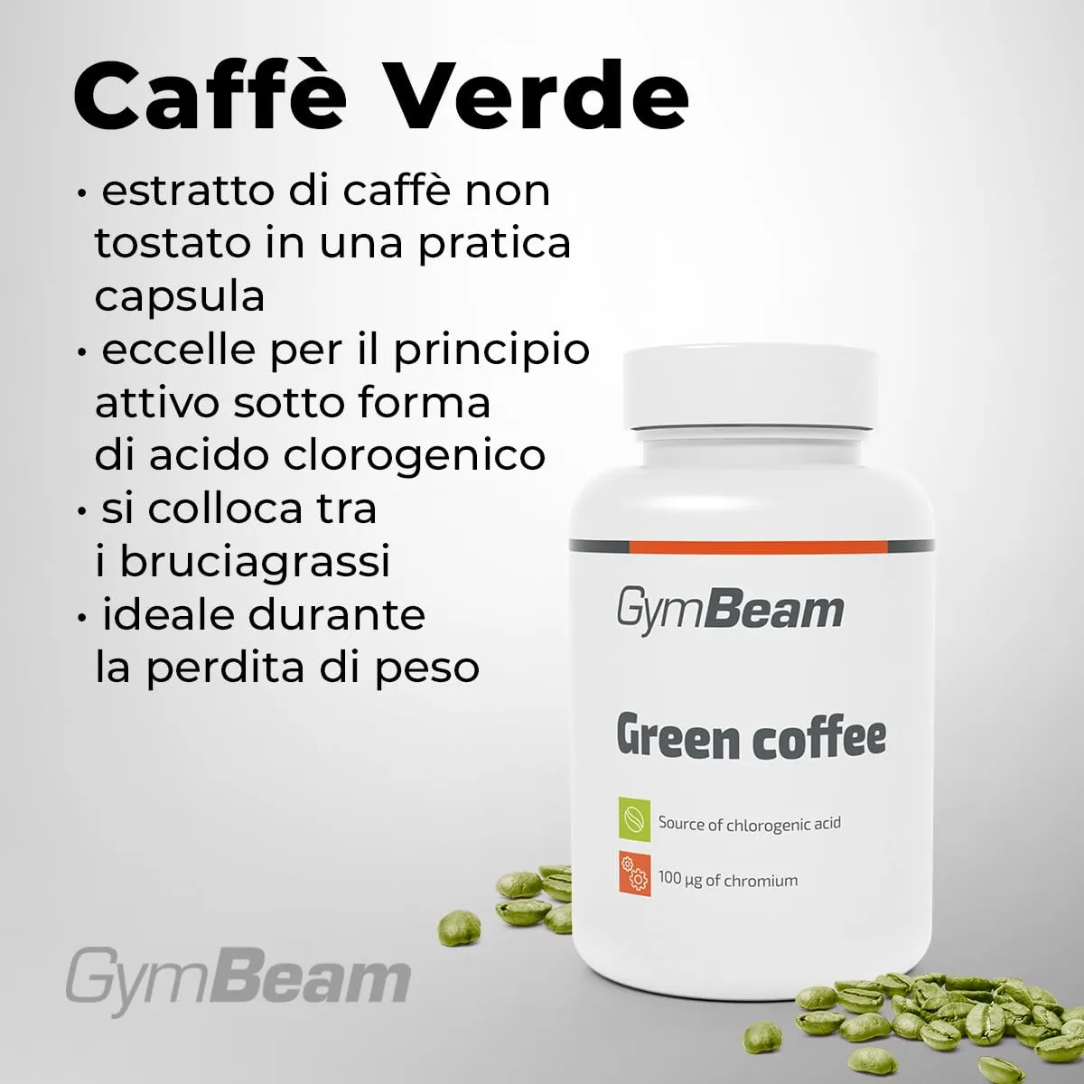 GymBeam Caffè Verde Capsule 120 cps Acido Clorogenico
