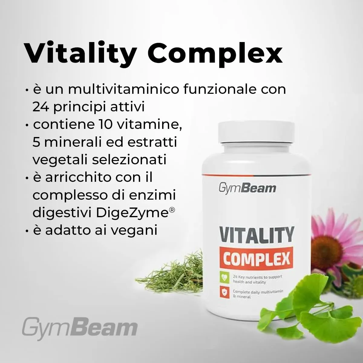GymBeam Vitality Complex multivitaminico 60 compresse