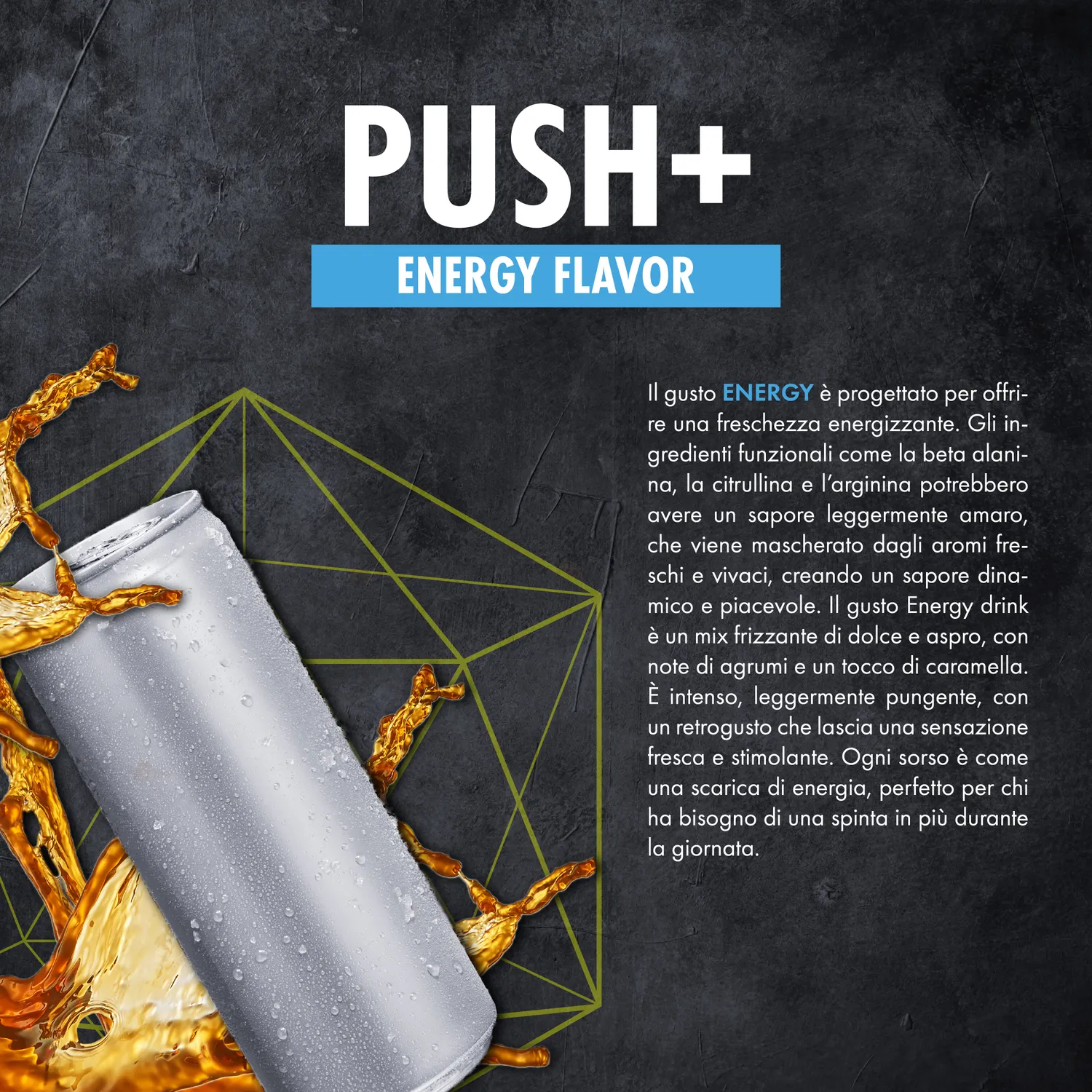 4 Plus Nutrition Push+ pre workout 360 g beta alanina energia