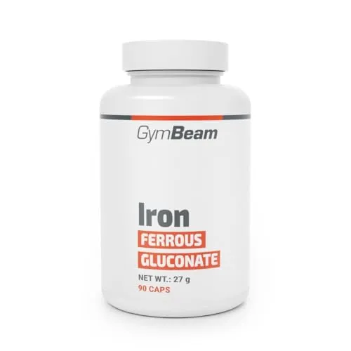 GymBeam Gluconato Ferroso Ferro 90 Capsule Energia
