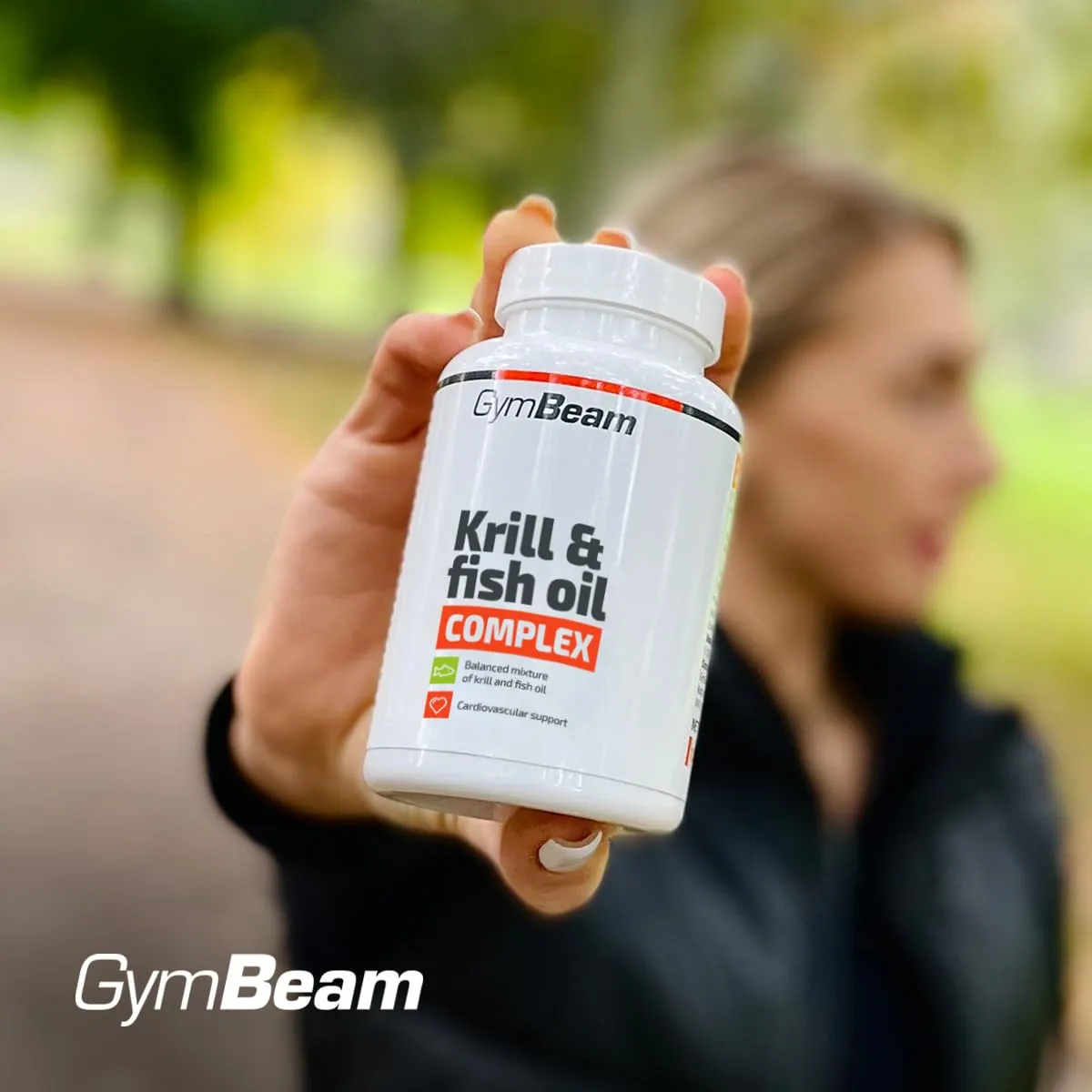 GymBeam Krill e Pesce Omega 3 Capsule 90 cps EPA DHA