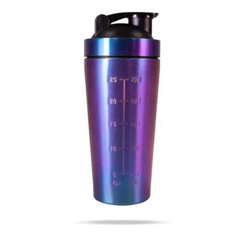 GymBeam HoloShake Steel YBEAM Shaker Acciaio 739 ml