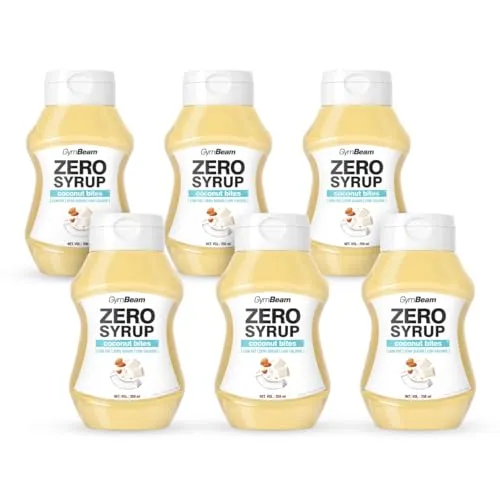 GymBeam Sciroppo Zero 350 ml Coconut Bites Senza Zuccheri
