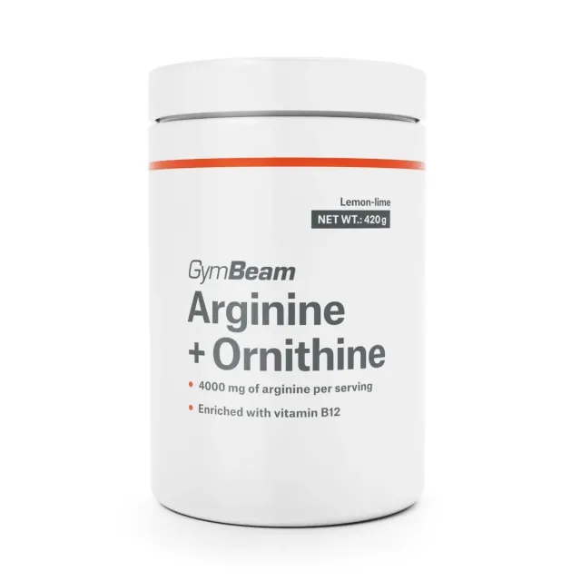 GymBeam Arginina Ornitina polvere 420 g lemon lime B12