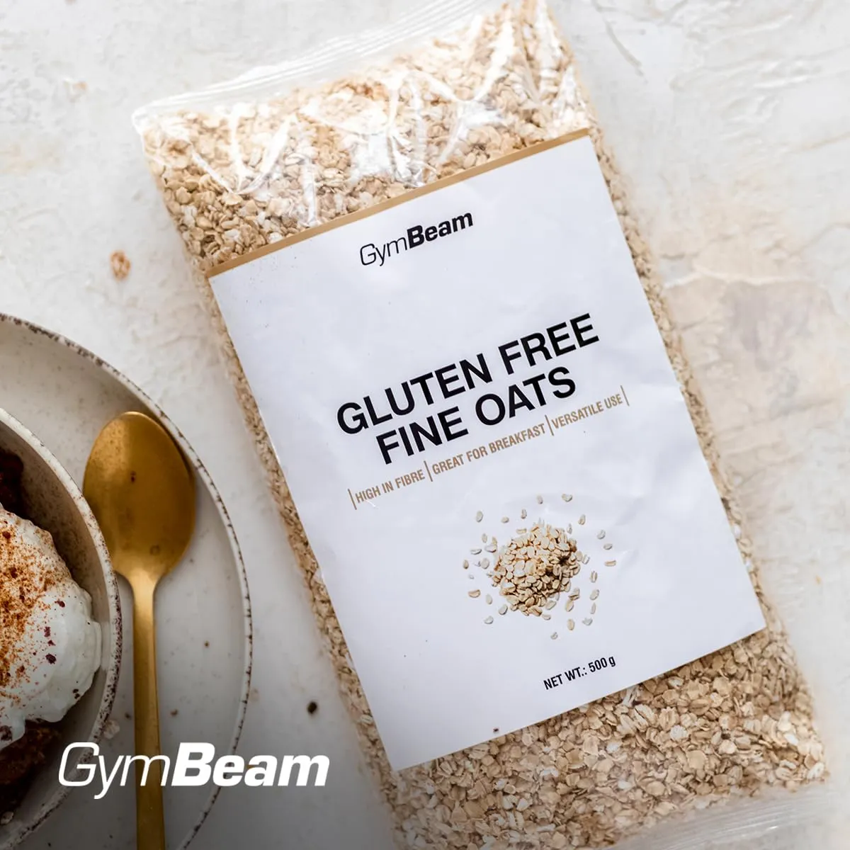 GymBeam Fiocchi Avena Fini senza glutine 500 g fibre