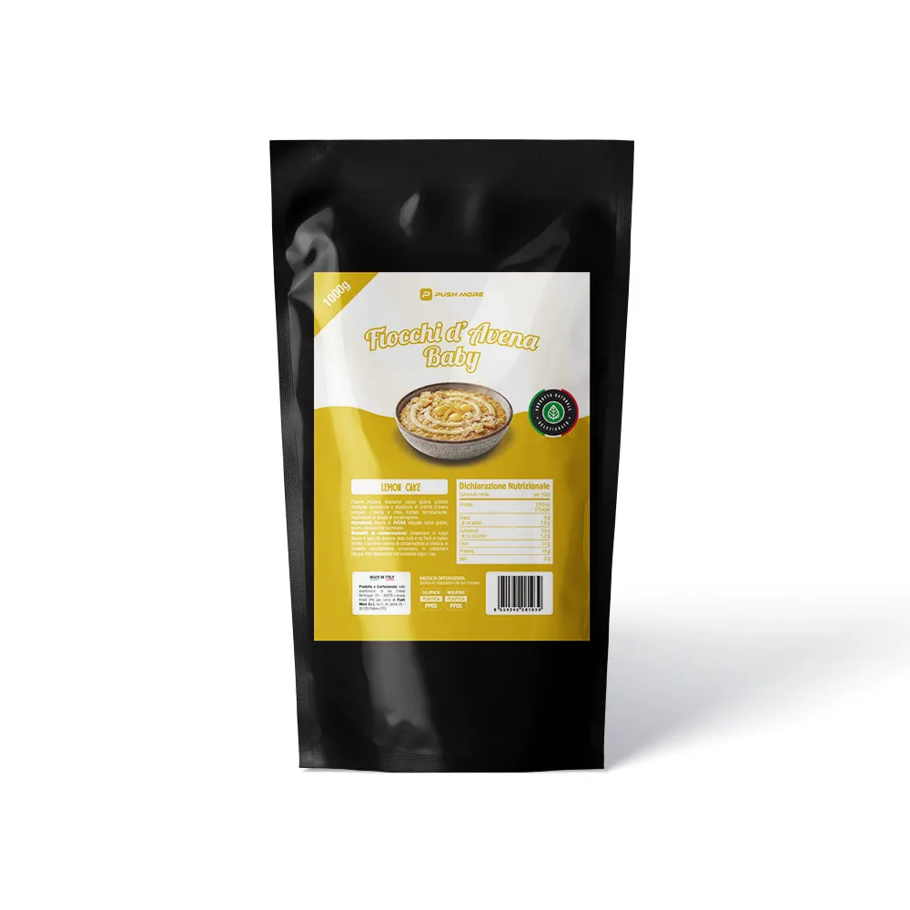 Push More Fiocchi Avena Baby Istantanei 1 kg Ricchi Fibre