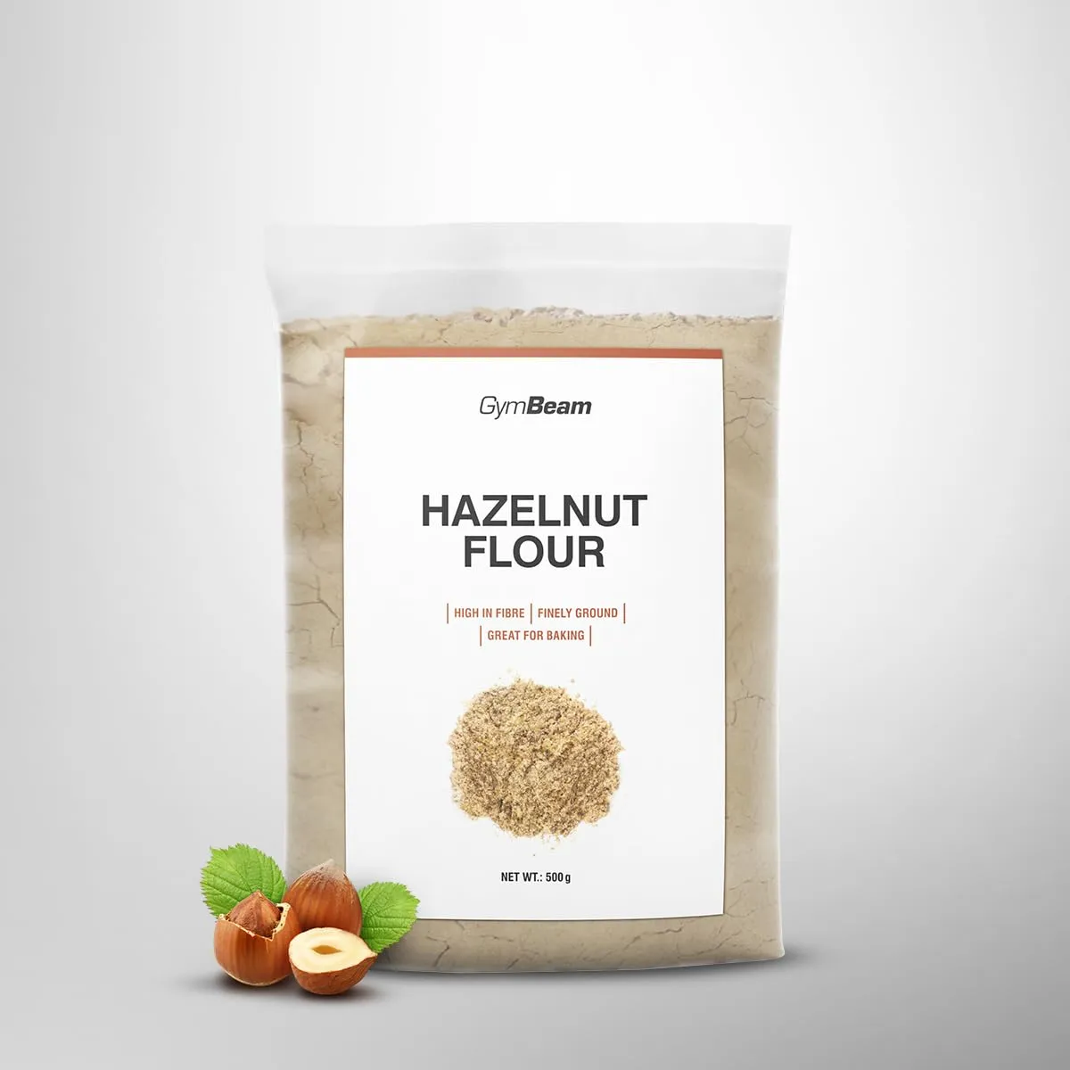 GymBeam Farina nocciole tostate senza glutine low-carb