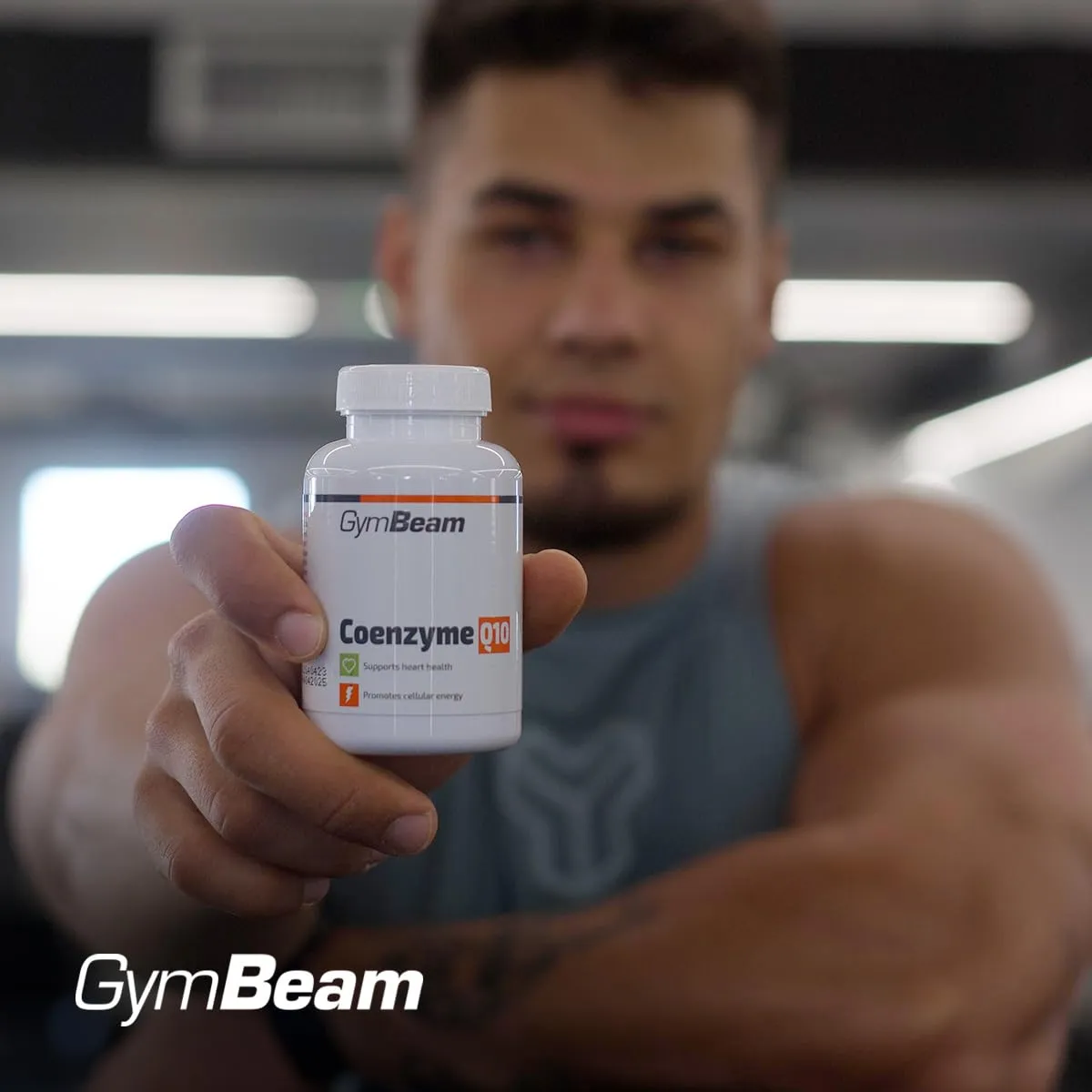 GymBeam Coenzima Q10 integratore 60 cps vitamina E