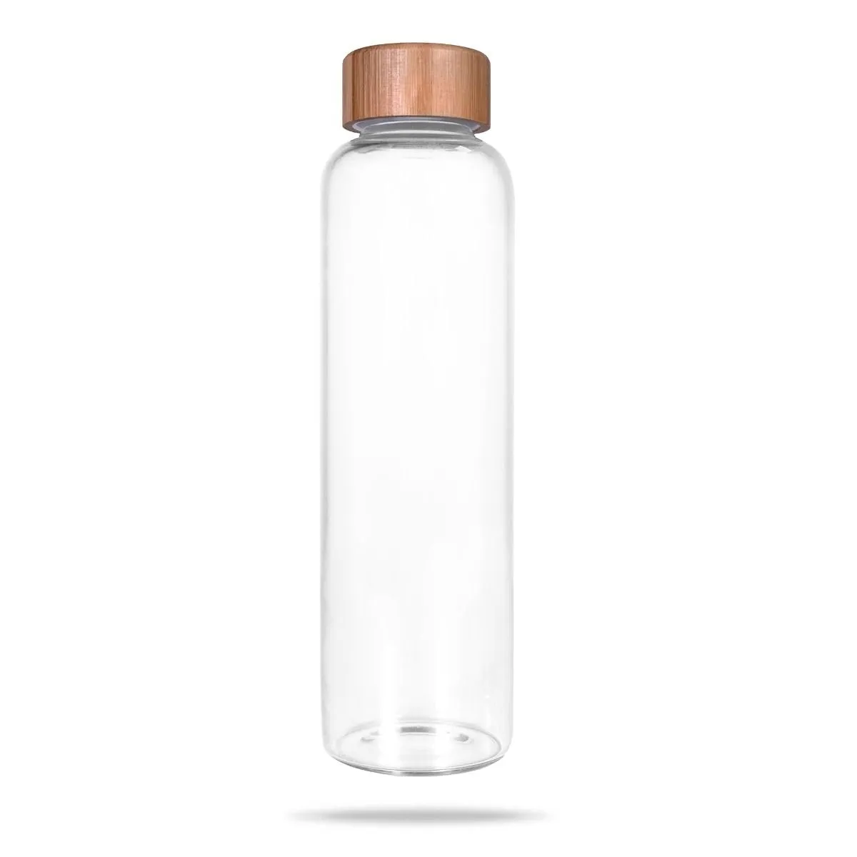 GymBeam Borraccia Vetro e Bambù 600 ml Custodia