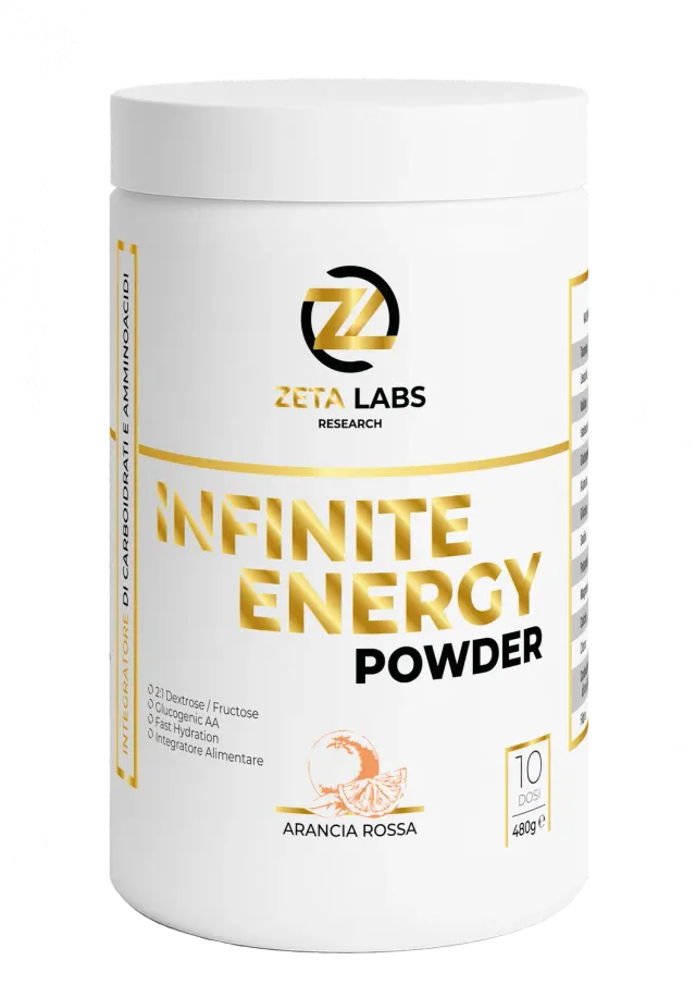 Zeta Labs Infinite Energy integratore energia arancia rossa 480g