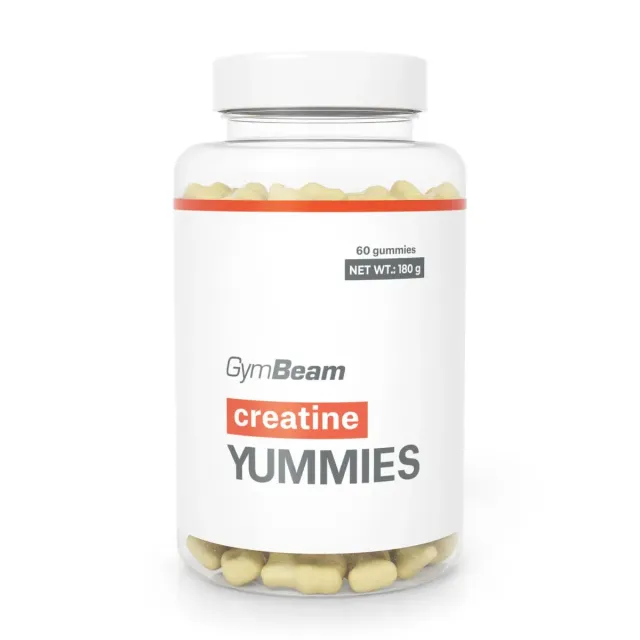 GymBeam Creatine Yummies caramelle gommose ananas 60 pezzi monoidrato