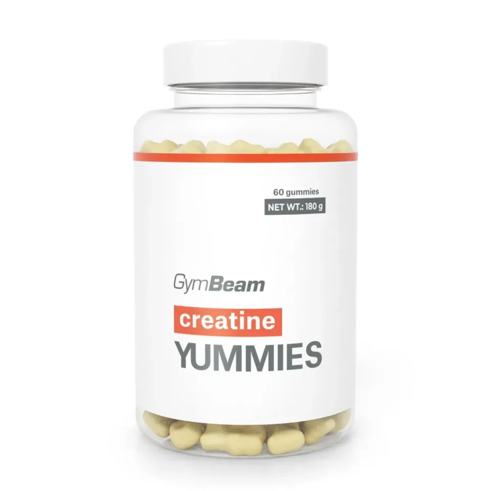 GymBeam Creatine Yummies caramelle gommose ananas 60 pezzi monoidrato
