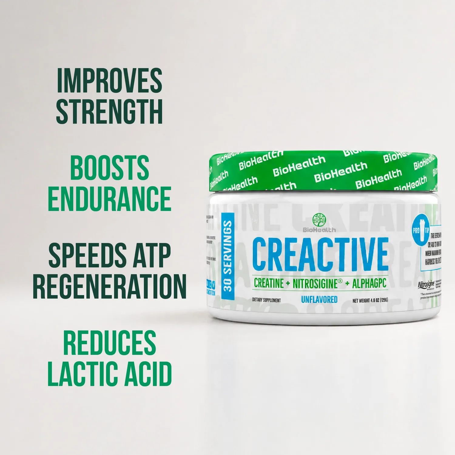 BioHealth CreActive creatina pre workout 30 porzioni