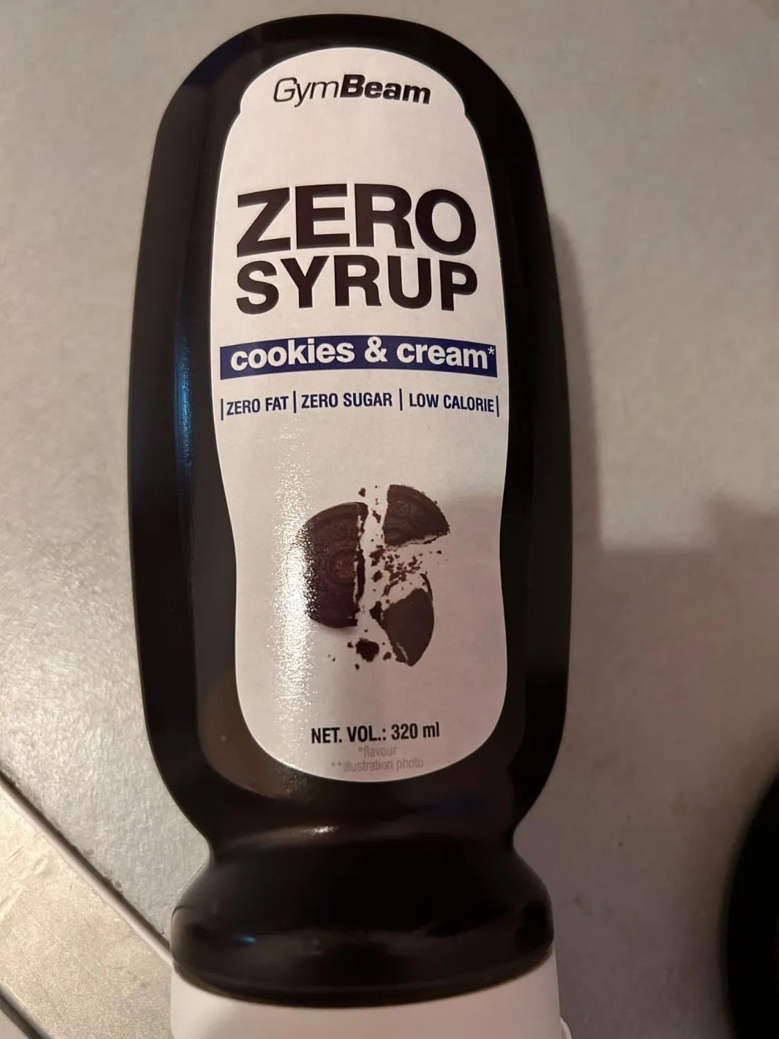 GymBeam Sciroppo Zero 320 ml Cookies Cream