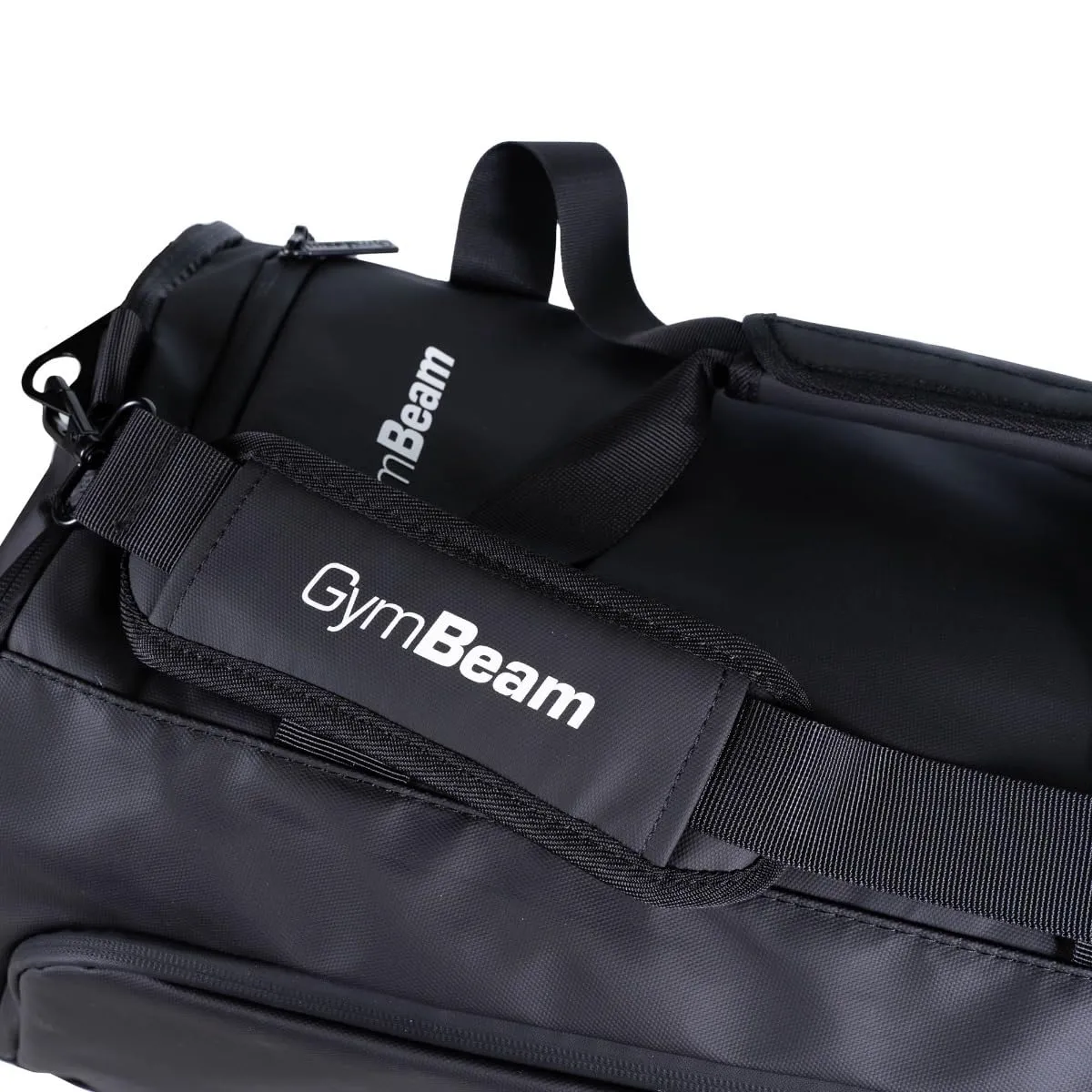 GymBeam Gymbag 2 in 1 Borsone Palestra 42L Nero con PC