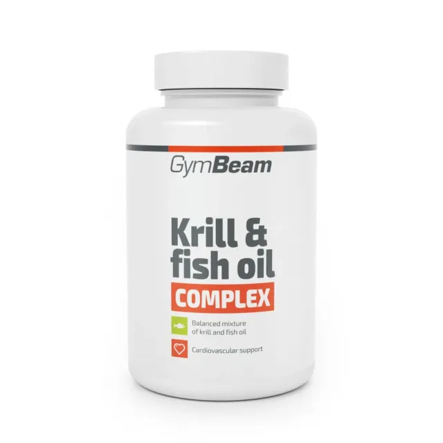 GymBeam Krill e Pesce Omega 3 Capsule 90 cps EPA DHA