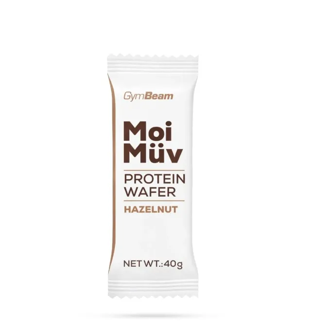 GymBeam MoiMuv Wafer Proteico Nocciola 20x40g