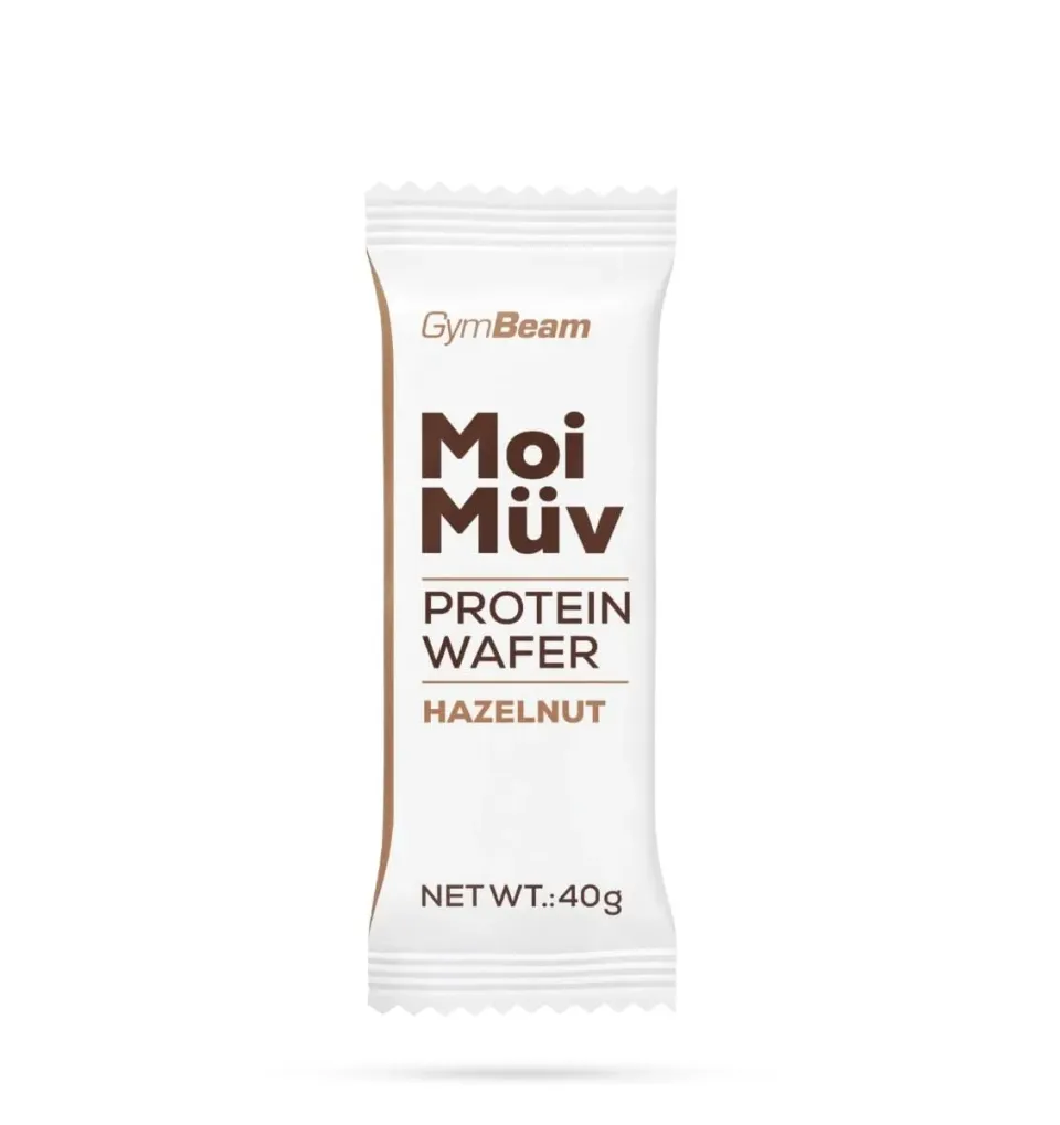 GymBeam MoiMuv Wafer Proteico Nocciola 20x40g