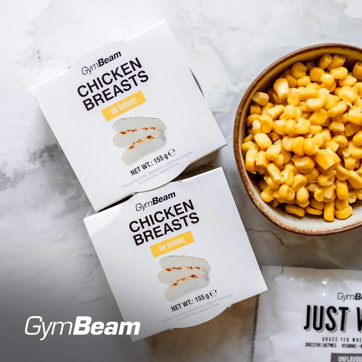 GymBeam Petto di Pollo pronto 12x155 g alto proteico