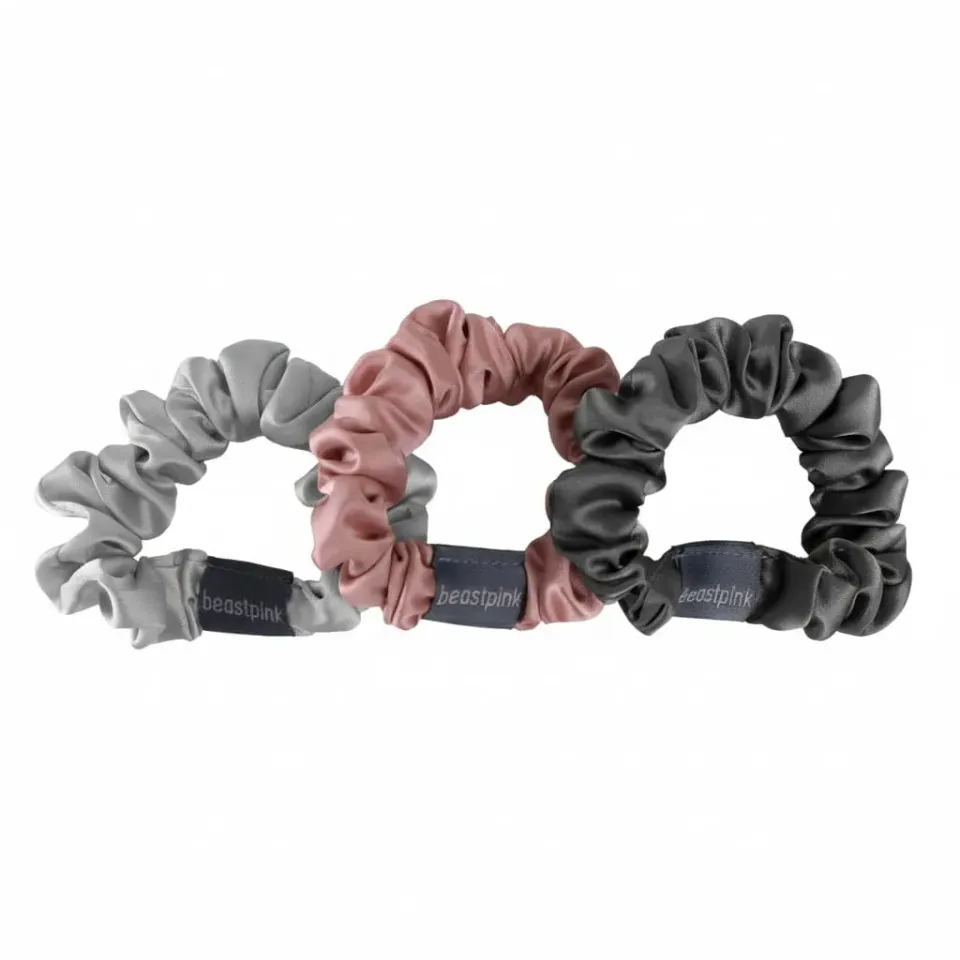 GymBeam Elastici Capelli Raso set 3 pezzi delicati ricci