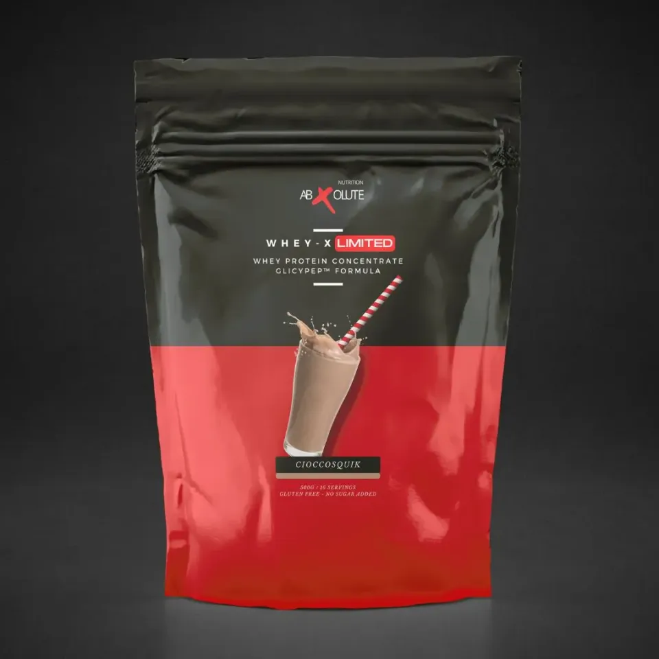 ABXOLUTE NUTRITION WHEY-X whey concentrate 1kg Cioccosquik