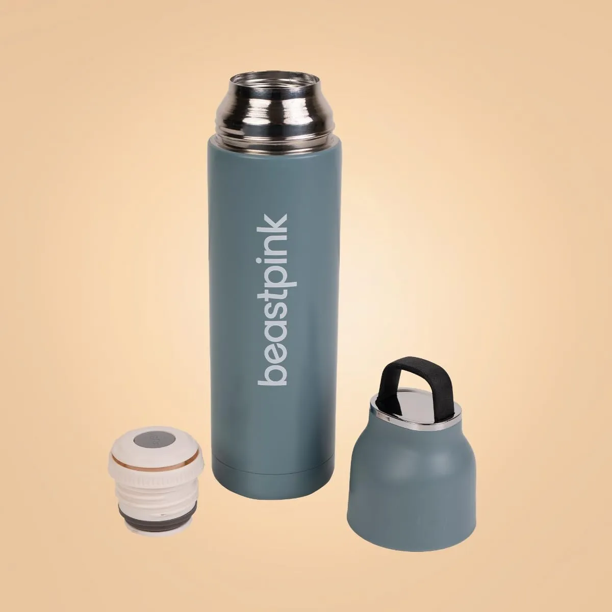 GymBeam Sense Borraccia Termica 500 ml Click-Clack 12 Ore