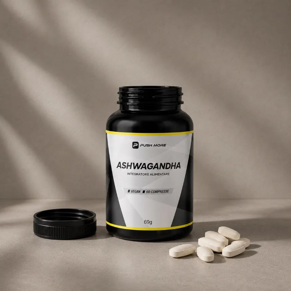 Push More Ashwagandha integratore 60 compresse 600 mg