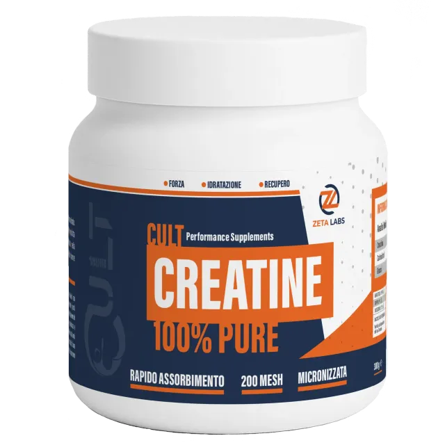 Zeta Labs Cult Creatine 100% Pure creatina 300g monoidrato pura
