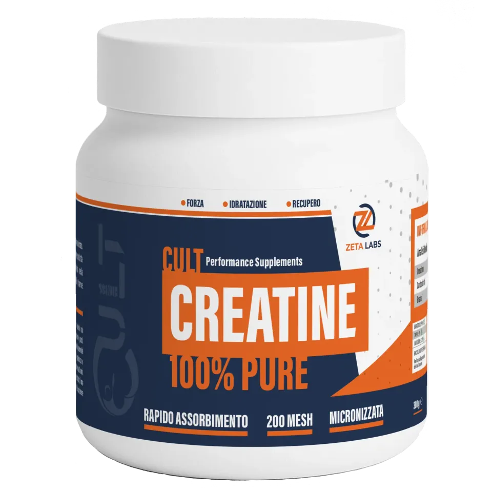 Zeta Labs Cult Creatine 100% Pure creatina 300g monoidrato pura
