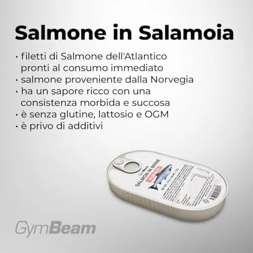 GymBeam Salmone in Salamoia norvegese 170 g omega 3