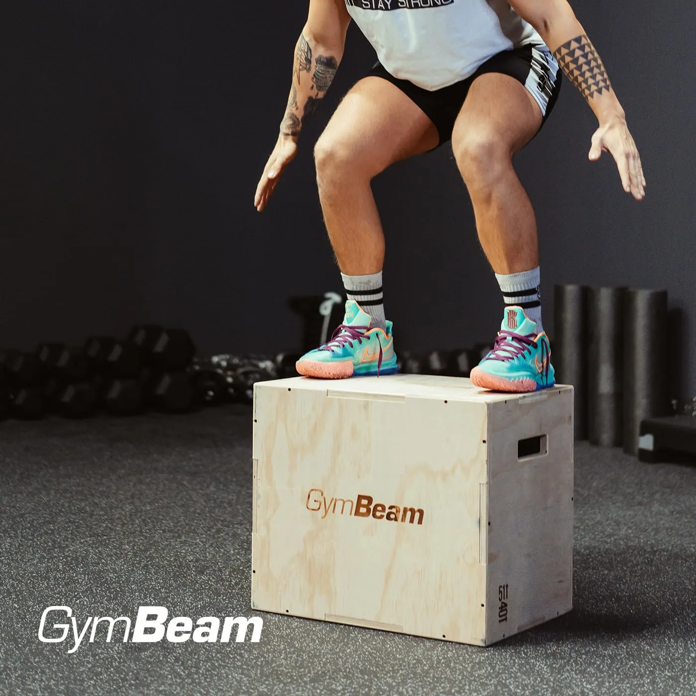 GymBeam Plyo Box Legno Box 40x51x61 cm 200 kg
