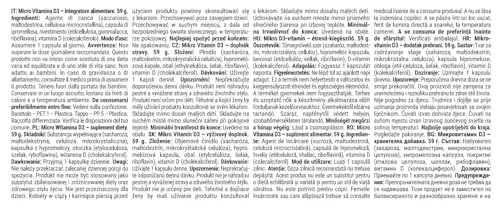 GymBeam Micro-Vitamina D3 Integratore 2000 UI Rilascio Graduale