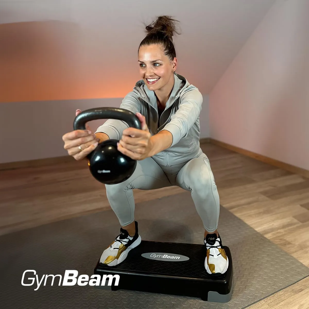 GymBeam Stepper Fitness Casa Polipropilene Portata 250 kg Aerobico