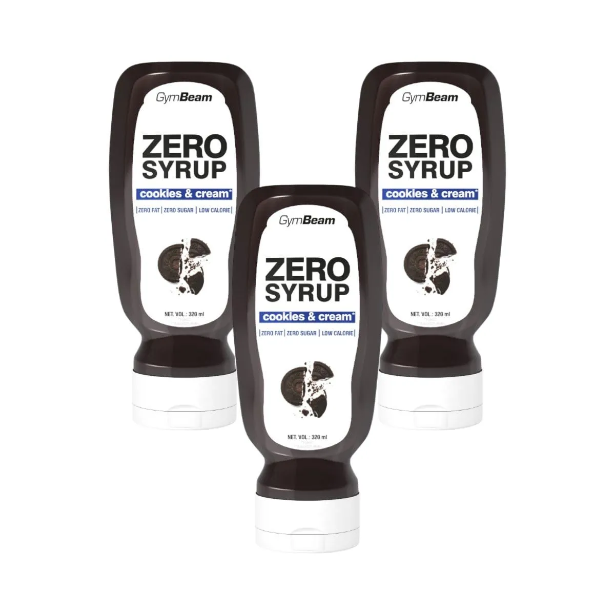 GymBeam Sciroppo Zero 320 ml Cookies Cream