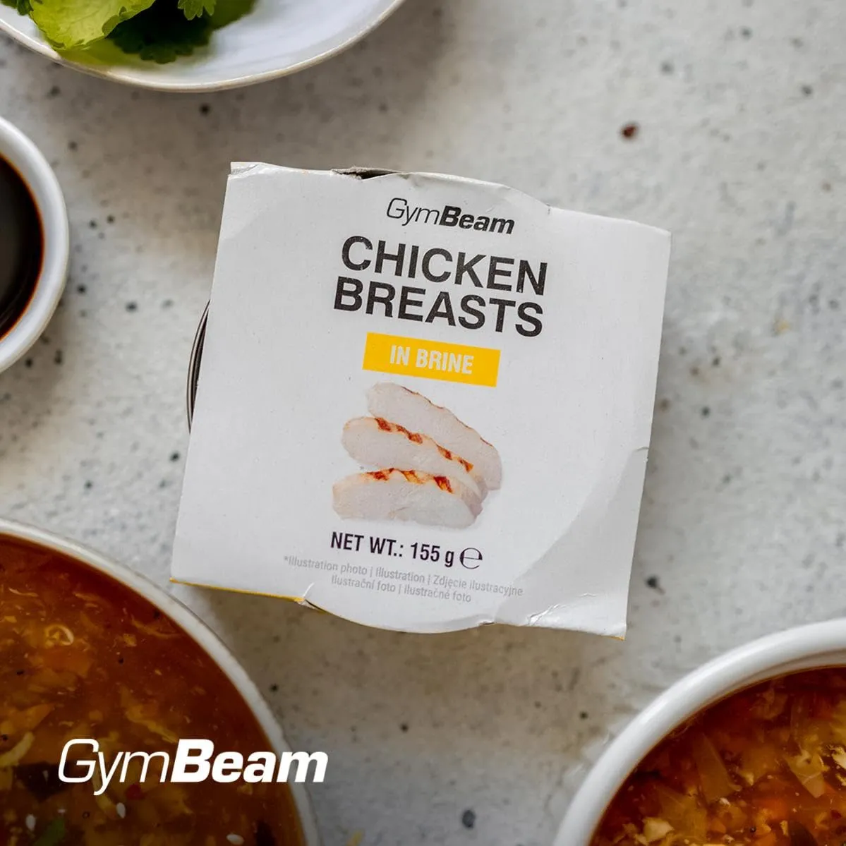 GymBeam Petto di Pollo pronto 12x155 g alto proteico